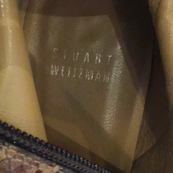 🎈Stuart Weizmann snakeskin boots-like new - Picture 5 of 7